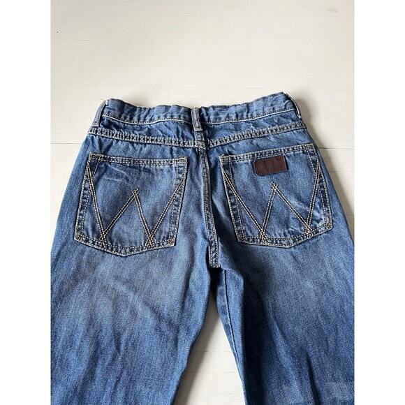 Wrangler Retro Jeans Youth Boys 14 Regular (28x28) Blue Relaxed Bootcut  Western - Picture 4 of 6